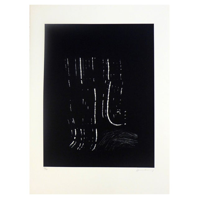 Hans Hartung, Al 4, 1977, Lithograph For Sale