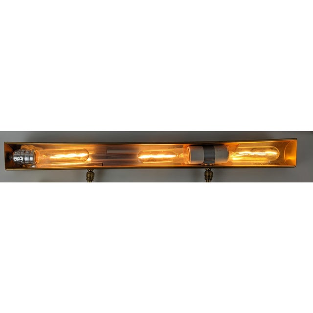 Vintage House of Troy 24" Adjustable Gallery Picture Light – Gold/Brass-Tone Finish For Sale In New York - Image 6 of 9