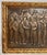 Arieh Merzer (Israeli, 1905-1966) Copper relief sculpture panel in gilt frame Framed dimensions 18 X 26.25, copper 14.5 X...