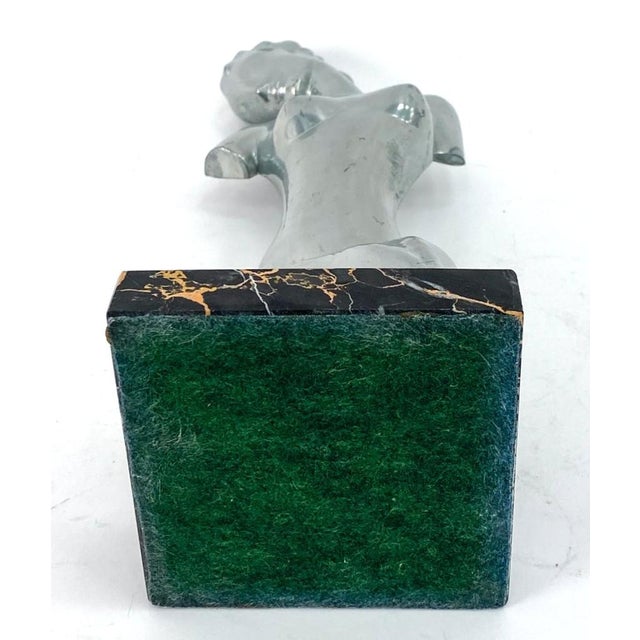 Mid 20th Century Art Deco Female Nude Oscar Sculpture For Sale - Image 13 of 13