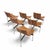 T-Chairs by Katavolos, Kelley and Littell for ICF De Padova, 1960, Set of 6 For Sale - Image 9 of 11