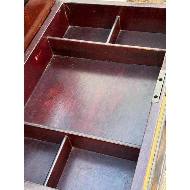 Marquetry Dressing Table with Mirror For Sale - Image 6 of 7