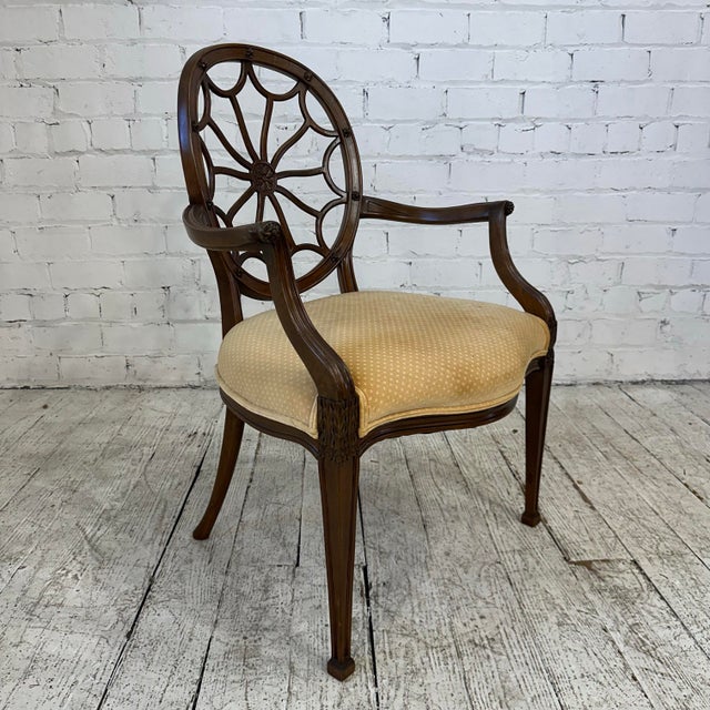 Maitland Smith Spider Web Back Chair. | Chairish