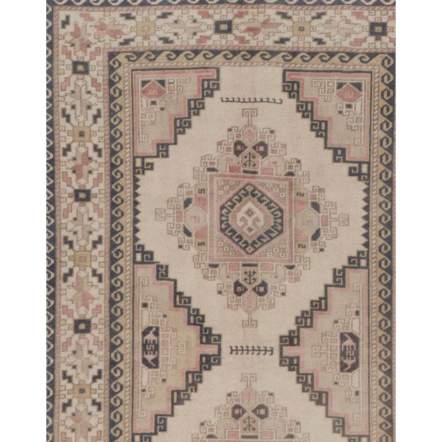 Turkish Vintage Turkish Oushak Area Rug 3'10 X 6'2 For Sale - Image 3 of 8