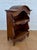 Wood 1950s Spanish Carved Wood Open Shelf With Floral Decoration For Sale - Image 7 of 13