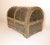 Up for sale is a rare antique handmade dome top casket box done 1916. It's crafted with elaborate detailing throughout...