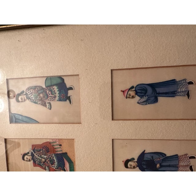Framed 19th Century Well Executed Chinese Costume Watercolors For Sale In New York - Image 6 of 12
