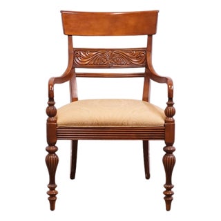 Ethan Allen British Classics Collection Early American Traditional Dining Arm Chair 29-6500a For Sale