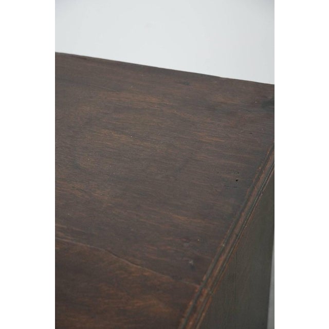 Antique English Oak Chest of Drawers, 18th Century For Sale - Image 10 of 17