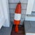 Antique New England Coastal Orange Red Bouy