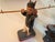 Wood Mid-Century Modern 1964 Japanese Hand-Carved Folk Art Miniature Street Vendor Set - 5 Pieces For Sale - Image 7 of 12