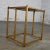 Gold Chelsea House Jamie Merida Collection Iron Antique Gold Leaf Harlequin Side Table For Sale - Image 8 of 18