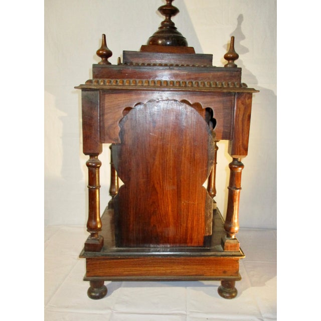 Late 19th Century Indian Rosewood House Shrine For Sale - Image 4 of 12