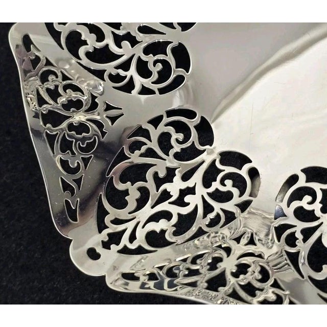 Brown Art Deco Sterling Silver Trinket Dish by William Adams, Birmingham, 1932 For Sale - Image 8 of 18