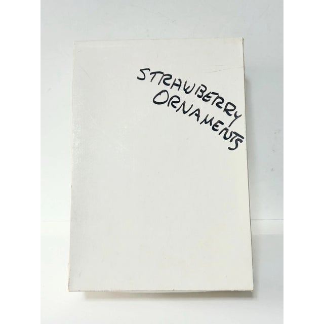 Vintage Large Strawberry Mercury Glass Christmas Ornaments – Set of 6 – 1980s For Sale - Image 11 of 11