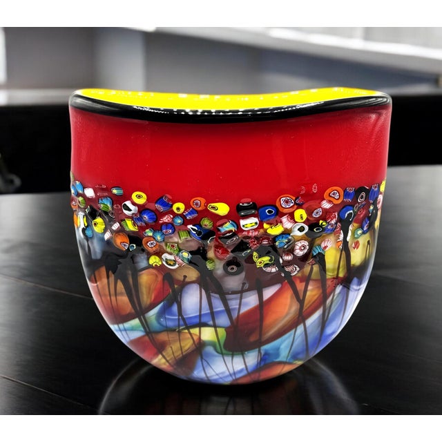 Murano Murrina Vase, 1980s For Sale - Image 11 of 17