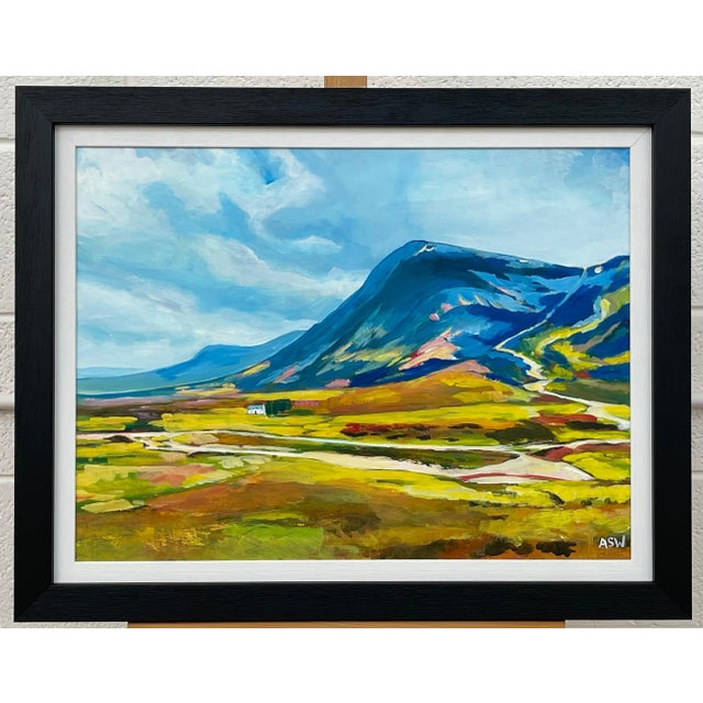 Contemporary Angela Wakefield Colourful Abstract Landscape Painting of Scottish Highlands Contemporary Artist, 2021 For Sale - Image 3 of 11
