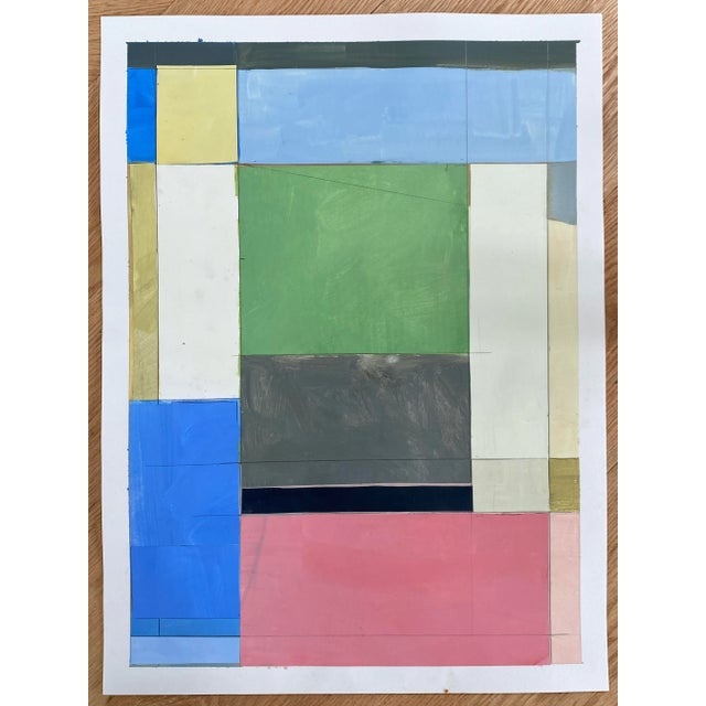 Lake Series Original Abstract Acrylic Painting by Bryan Young For Sale - Image 4 of 10