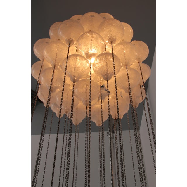 Vintage Tulipan Pendant Light in Blown Glass by J. T. Kalmar, 1970 For Sale - Image 18 of 18