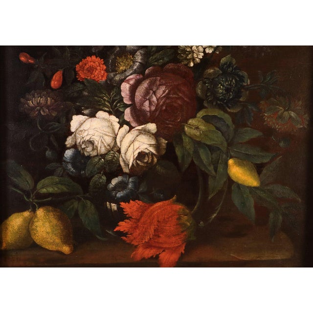 Follower of Abraham Brueghel, Still Life, 1700, Oil on Canvas For Sale - Image 6 of 14