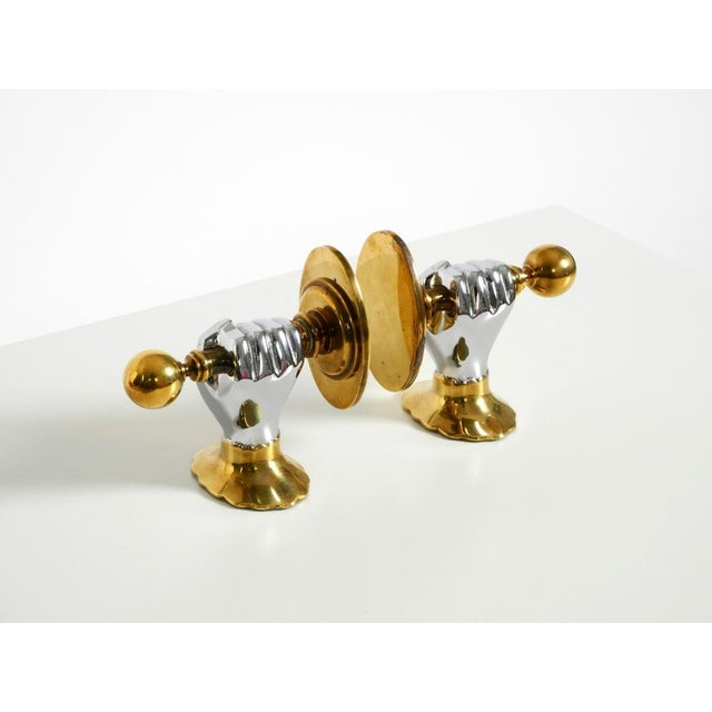 Bookends in Brass from Vereinigte Werkstätten, 1980s, Set of 2 For Sale - Image 4 of 14