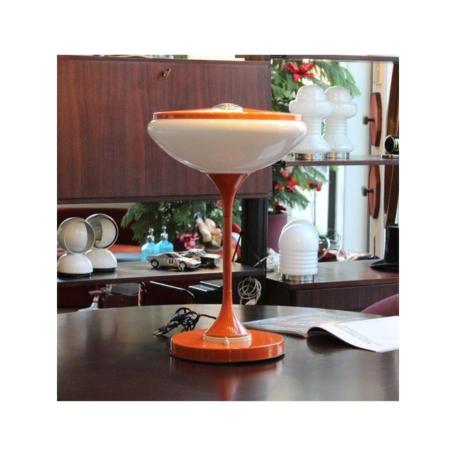 Cappello Table Lamp in Stainless Steel, 1969 For Sale - Image 12 of 12