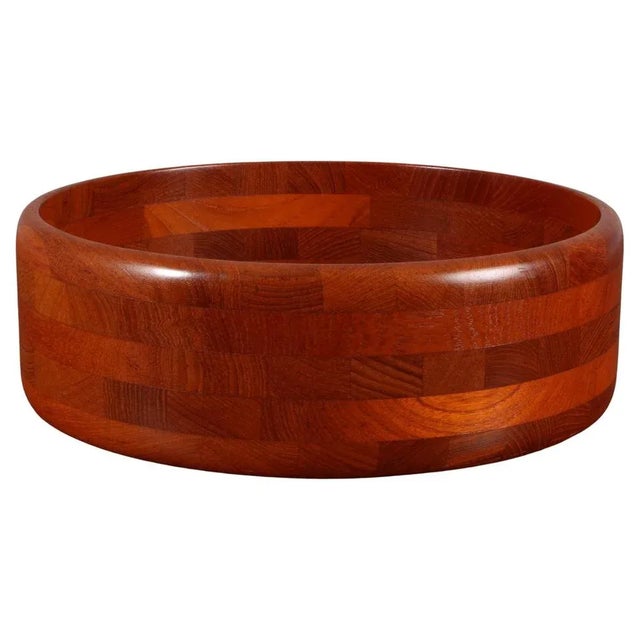 Bowl in Teak, 1960s For Sale - Image 6 of 6