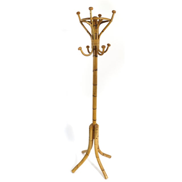 Bamboo Coat Tree Rack Chairish