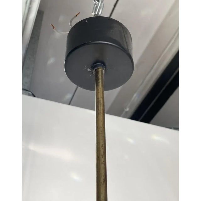 Black Vintage Hanging Lamp from Stilnovo, 1950 For Sale - Image 8 of 13