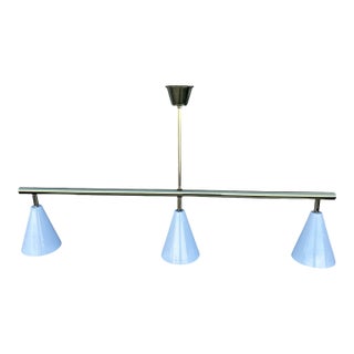 Mid 20th Century Italian Brass Chandelier For Sale