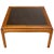 Square Oiled Walnut Faux Slate Top Coffee Table For Sale - Image 10 of 10