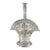 C1890 German Breidenstein Silver Glass Basket - 1 Pc For Sale