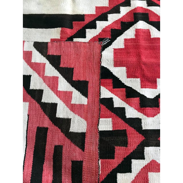 Antique Navajo Chief Blanket For Sale - Image 9 of 12
