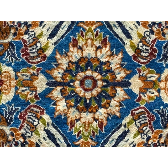 7 Ft X 11 Ft Traditional Persian Floral Medallion Area Rug For Sale In San Francisco - Image 6 of 12