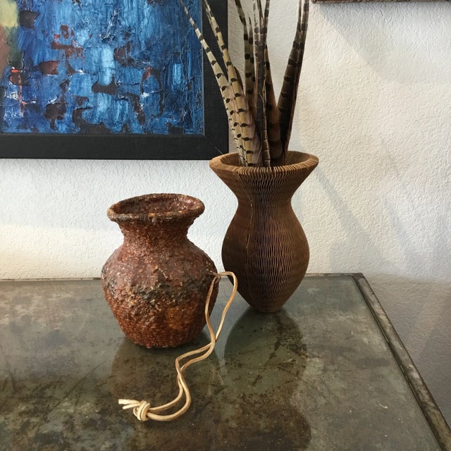 Wood Early 20th Century Native American Style Vessel For Sale - Image 7 of 8