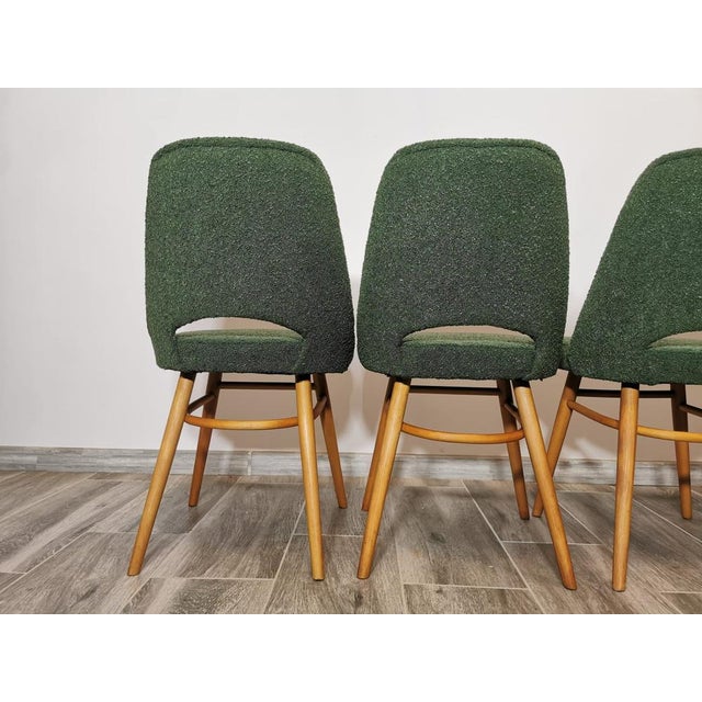 Dining Chairs by Radomir Hoffman for Ton, 1950s, Set of 4 For Sale - Image 9 of 18