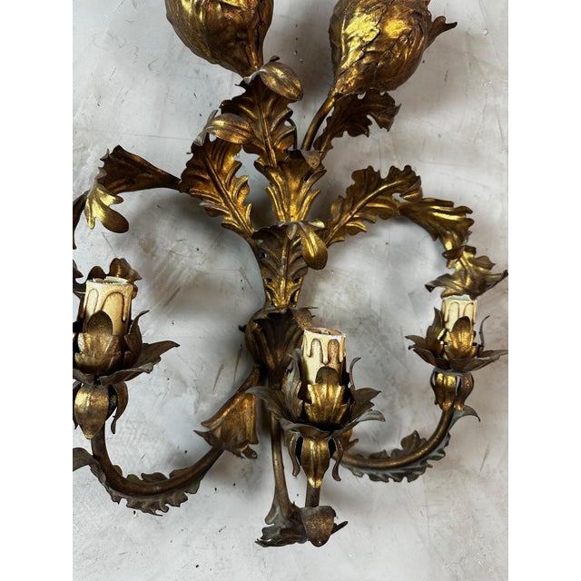Vintage Italian Wall Lights, 1950s, Set of 2 For Sale - Image 13 of 16