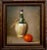 Wood Mid 20th Century "Chianti With Orange" Still Life Painting by Claude Buck, Framed For Sale - Image 7 of 7