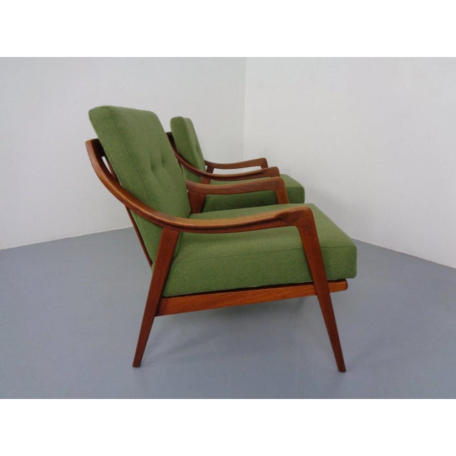 Brown Danish Filigree Teak Armchairs, 1960s, Set of 2 For Sale - Image 8 of 18