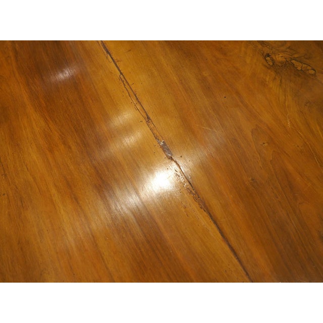 Antique French Cherrywood Wine Tasting Table With Lyre Support, Circa 1890 For Sale - Image 14 of 18