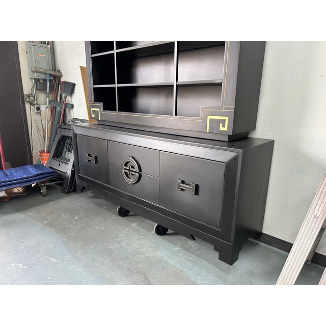 James Mont Bookcase or Buffet Cabinet For Sale - Image 9 of 11