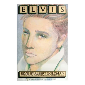 Milton Glaser 'Elvis' Pop Art Gray USA Offset Lithograph
