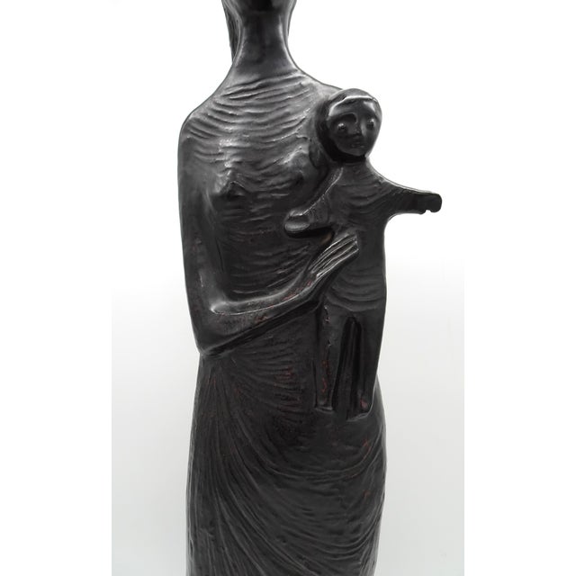 Large Ceramic Figurine by Elie Van Damme for Amphora Belgium, 1950s For Sale - Image 4 of 15