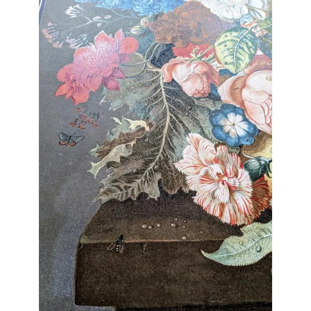 Rococo Joseph Nigg, Still Life with Flower and Fruits, Original Lithograph, 1943 For Sale - Image 3 of 6