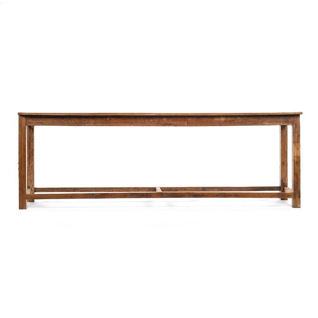 Vintage Oak Side Table, 1940s For Sale - Image 3 of 6