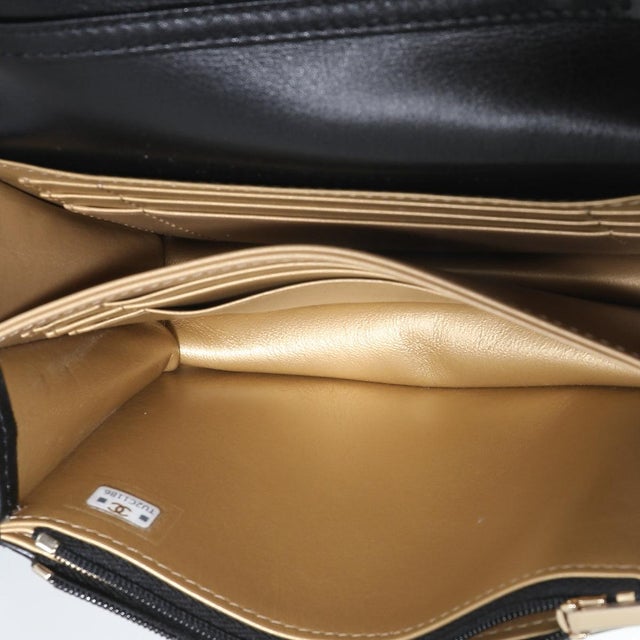 Black Black Quilted Calfskin Strass Mini Flap Bag For Sale - Image 8 of 9