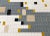 Mid-Century Glass Mosaic Coffee Table in Black, White, Grey & Gold For Sale - Image 6 of 14