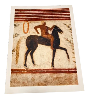 1960s Italian Roman Hunter Figure Art Print