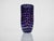 Murano Glass Vase with Floating Murrine Mosaic in Blue and Red, 1980s For Sale - Image 10 of 18