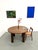 Constructivist Round Table in Walnut, 1950s For Sale - Image 9 of 18